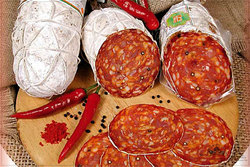 Salame forte (spicy salami)